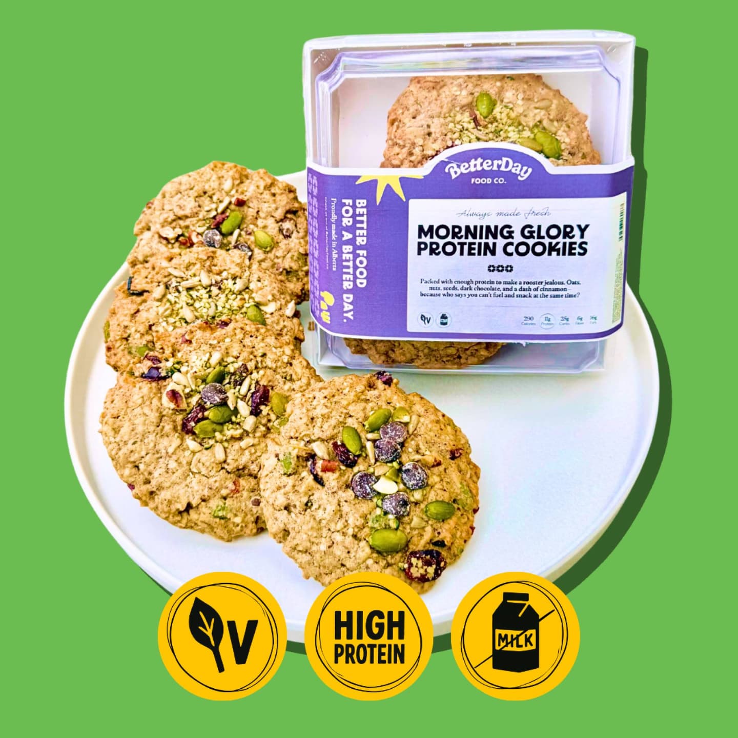 Morning Glory Cookies - 4 Pack