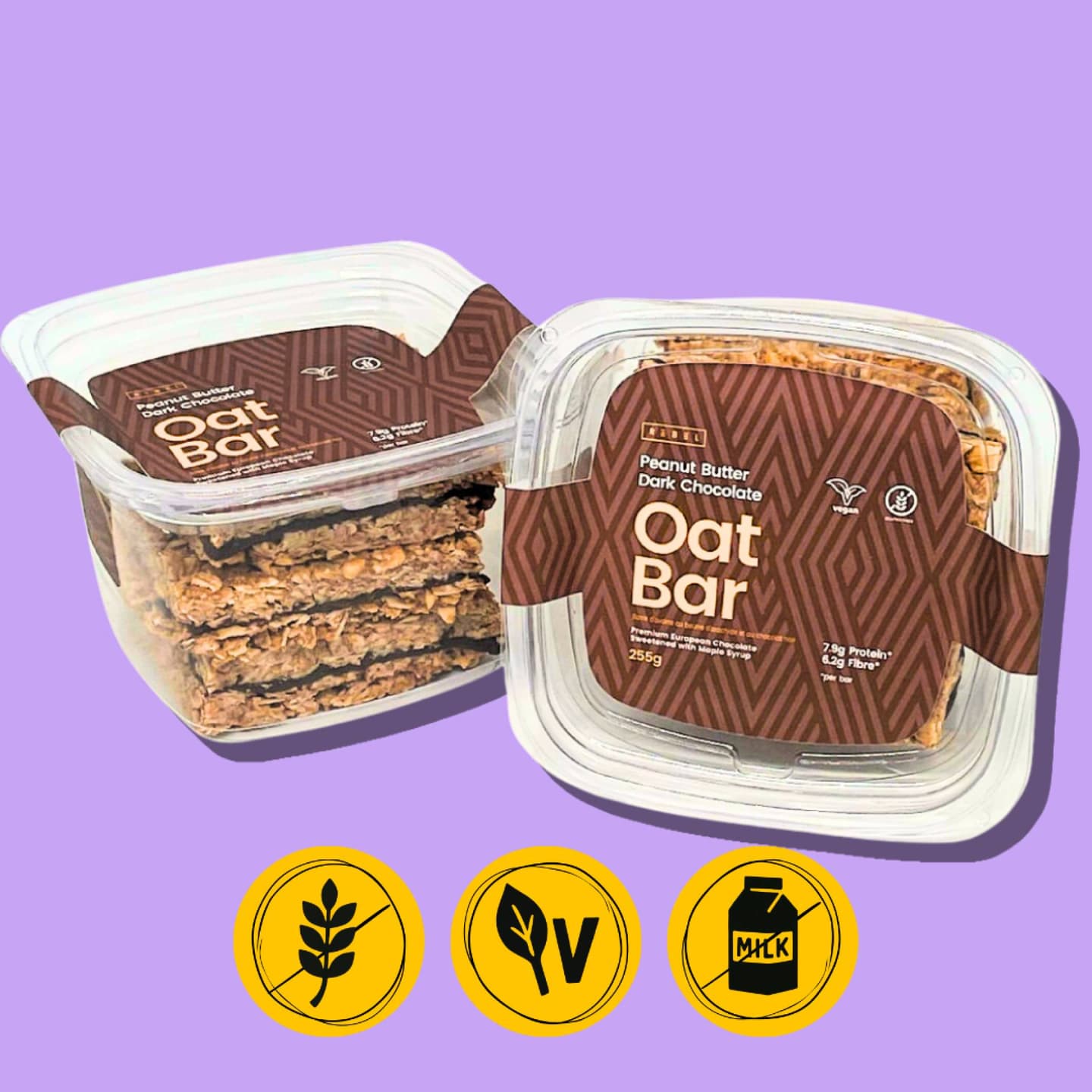Peanut Butter Chocolate Oat Bars