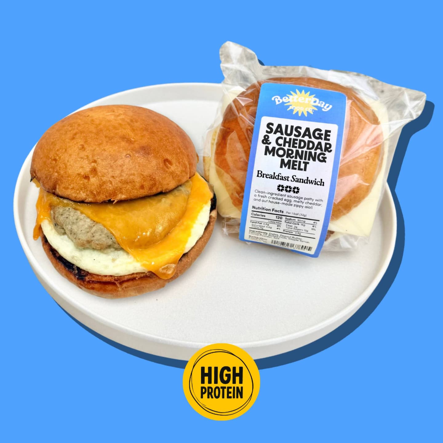 Sausage & Cheddar Melt